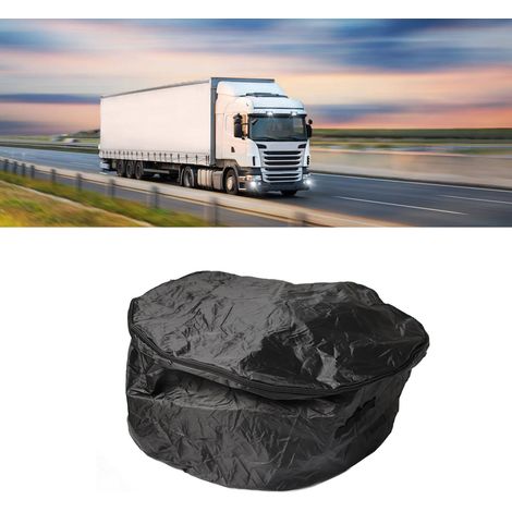 Protecteur de Roue Universel Imperméable et Multifonction Noir L pour Camions, Camping-Cars, Véhicules Tout Terrain et Bateaux (1/5)