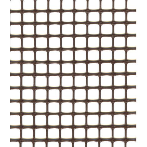 RETE DI PROTEZIONE 'QUADRA' h. 1,0 x 50 mt - Colore marrone (1/2)