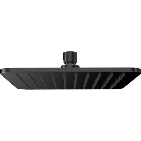 OMNIRES Slimline - Soffione doccia, 20x20 cm, grafite spazzolata WG220-OGR (1/3)