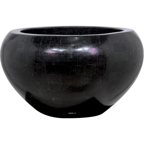 Bac Fibre de verre Mosaic Int. Bol D 50 x H 28 cm Noir - dimhaut: H 28 cm - couleur: Noir