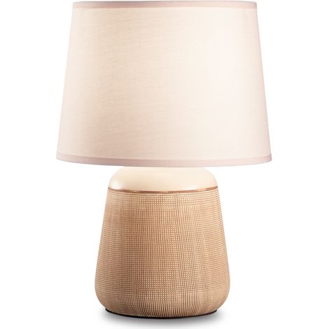 Lampade Da Scrivania Shabby Chic - Provenzale Kali'-2 Metallo Bianco 1 Luce E14