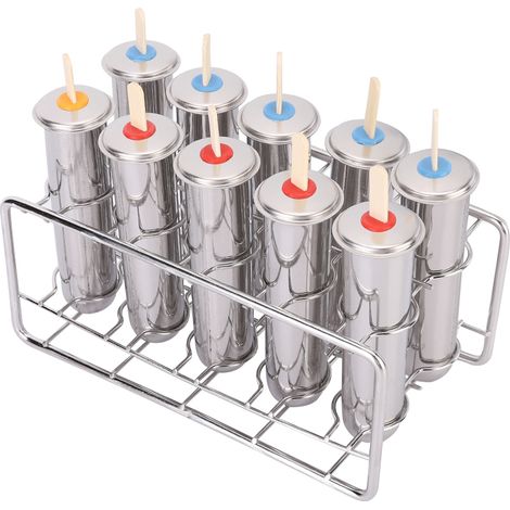 Haushalts-Eisformen-Set aus Edelstahl 304 für Eis am Stiel (1/5)