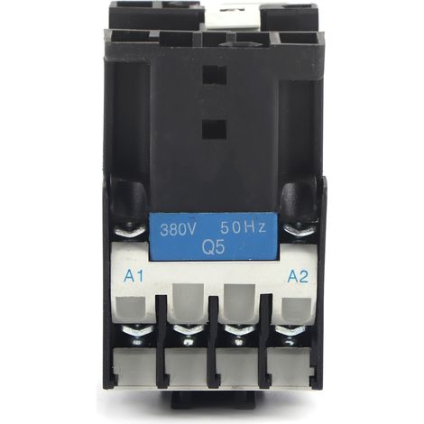 Contacteur CA à bobine normalement ouverte pour alimentation moteur, voyants de commande et d'indication, vis M5, 9 A, 50 Hz, 380 V CA (1/5)