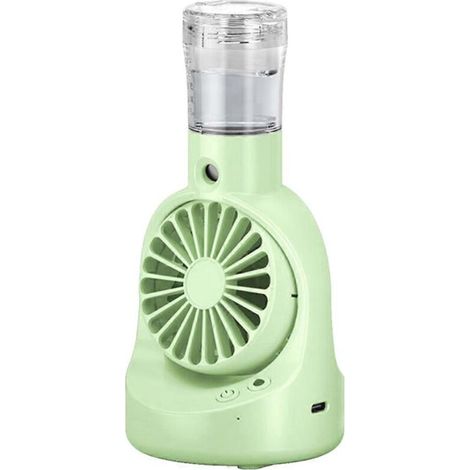 Ventilateur brumisateur d'extérieur avec flacon brumisateur vert --- (1/4)