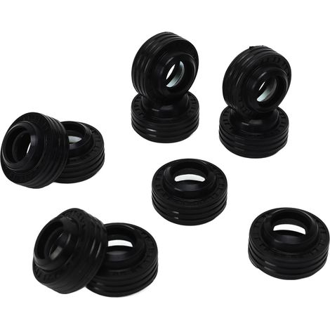 Kit de 10 joints d'arbre pour compresseur de climatisation, joints d'huile circulaires en caoutchouc noir, compatibles avec les compresseurs de climatisation 10S. (1/5)