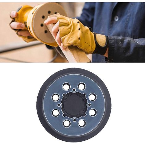 Disque de ponçage 125mm auto-agrippant, patin de polissage abrasif pour ponceuse orbitale, accessoire de finition (1/5)