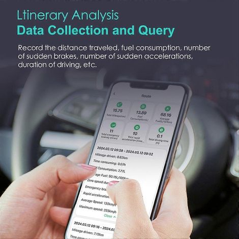 Outil de diagnostic automobile avec connexion Bluetooth OBD II (1/5)