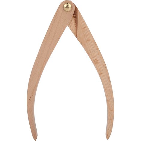 Équerre en Bois pour Mesure de Distance et Positionnement, Outil de Poterie pour Céramique, Compas en Bois 8 Pouces (1/5)