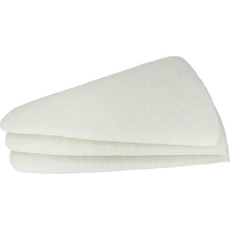 vhbw 3x Filtres coniques remplacement pour Vallox 1765, 394302 pour échangeur de chaleur géothermique - Filtre d'évacuation G3, blanc (1/4)
