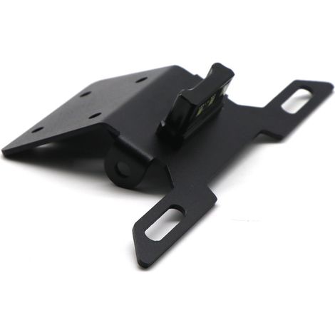 License plate holder with short taillight and lighting for modification of the HONDA CBR150R motorcycle. (1/5)