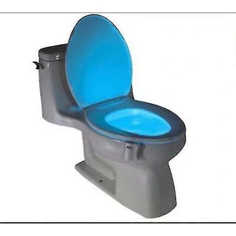 Abattant de toilettes intelligent 8 couleurs avec veilleuse LED et système de détection automatique (1/3)