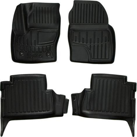Tappetini per auto Ford C-Max II 2010-2019, esclusa la versione ibrida, distanza tra i centri dei fermi +-24,5 cm (1/5)