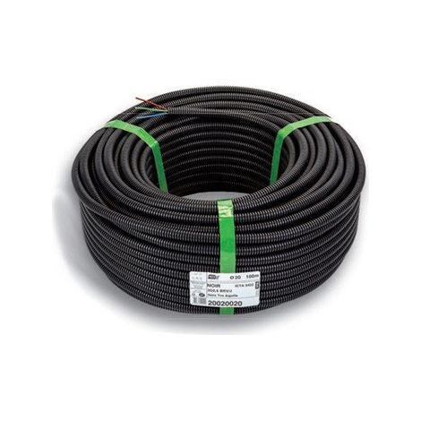 Gaine électrique fils et cables generiques 3422 gris 20 mm (1/2)