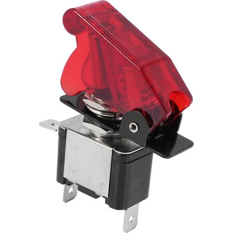 12V 20A LED Light SPST Toggle Rocker Switch Control On/Off 2Pins-- (1/5)