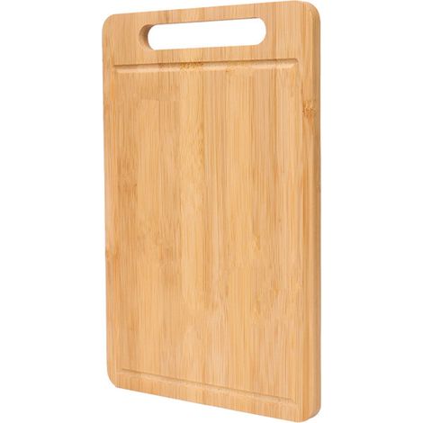 Tagliere in bambù a doppia faccia, tagliere da cucina, tagliere da macellaio, supporto per piatti in legno naturale (1/5)