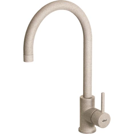 Elleci Cloud G51. Tipo di beccuccio: Standard, Colore del prodotto: Grigio, Materiale del rubinetto: Granitek. Altezza sopra la superficie di fissaggio (max): 37,5 cm, Distanza diffusore... - MGKCLO51 (1/2)