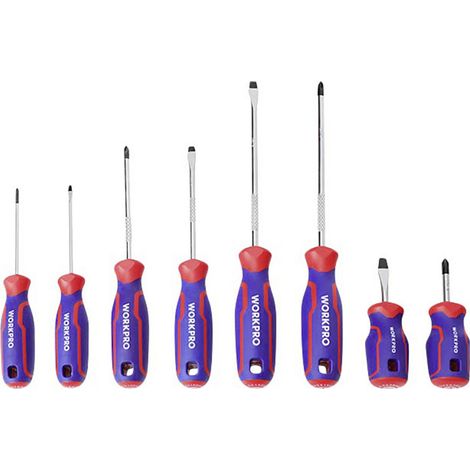 Set mit 8 WORKPRO-Schraubendrehern® (1/3)
