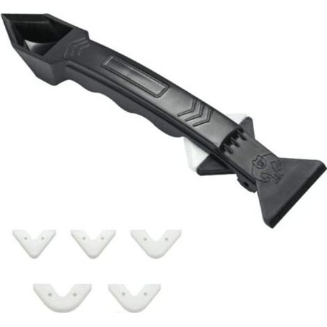 BUNTHAUS Lntyq Kit d'outils de calfeutrage - Ensemble d'outils de mastic amovible pour cuisine, salle de bain, mur et extérieur (1/4)