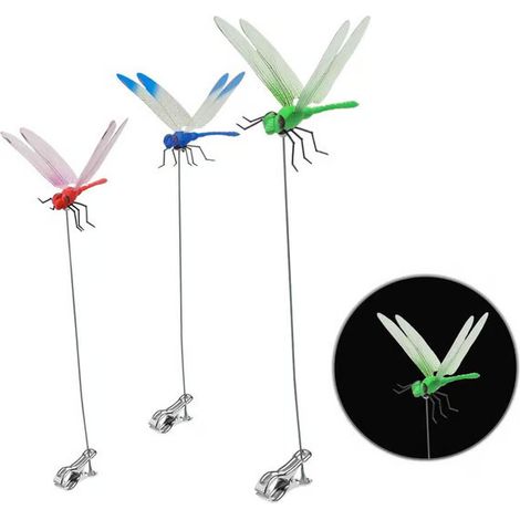 Künstliche Libellen-Haarspangen, Libelle zum Anclipsen für die 3D-Gartendekoration im Freien [NX]