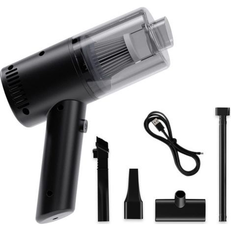 Car Vacuum Cleaner - Mini Portable Handheld Car Vacuum Cleaner, High-Power Suction Car Interior Cleaning Kit (1/5)