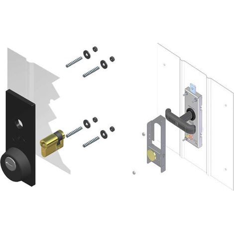 Prefer Kbp1.0000 Kit Prot Basc Cil Eur - Protezione Cilindro Europea