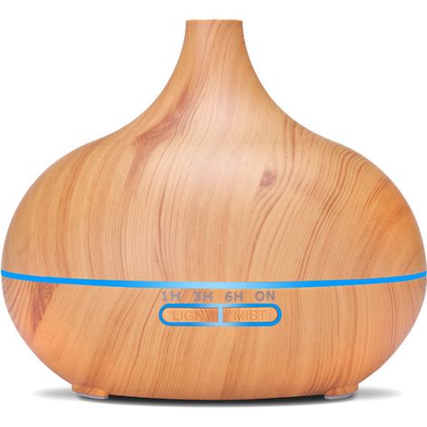 Humidificateur Ultrasonique Arôme Portable Brume Fraîche Diffuseur d\'Huiles Essentielles Aromathérapie 550ml (1/5)