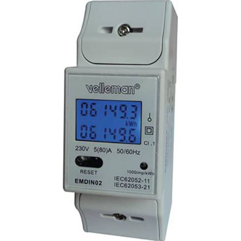 Velleman EMDIN02 Misuratore costi energetici (1/5)