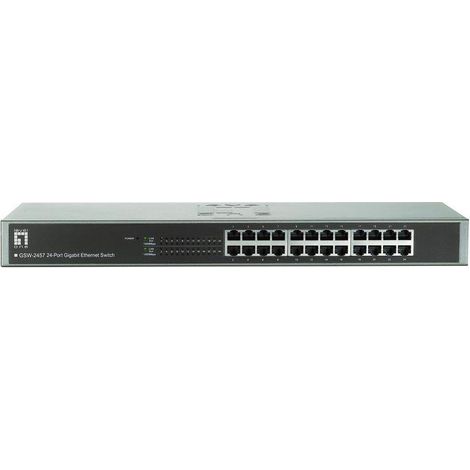 Switch level one unmanaged 24 Ports 10/100/1000 Metallgehäuse (1/5)