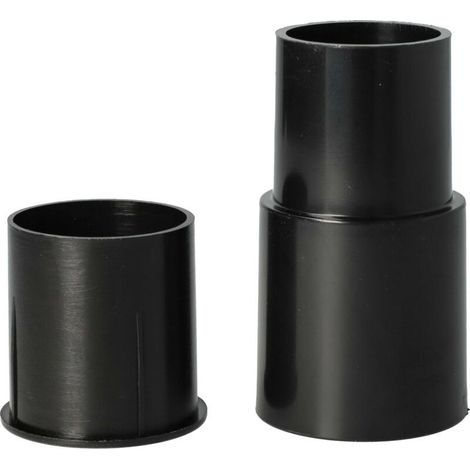 2x Staubsaugeradapter für Staubsaugerdüse, Staubsaugerrohr/Griff mit 32- und 35-mm-Anschluss – schwarz, Kunststoff (1/5)