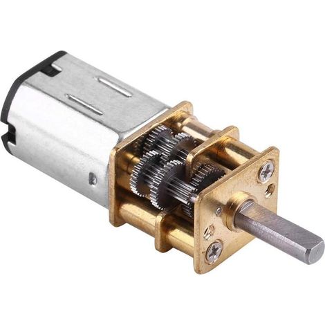 DC 6V Moteur de Réduction à Engrenage avec 60RPM pour produire un Couple Élevé (60RPM) (1/5)