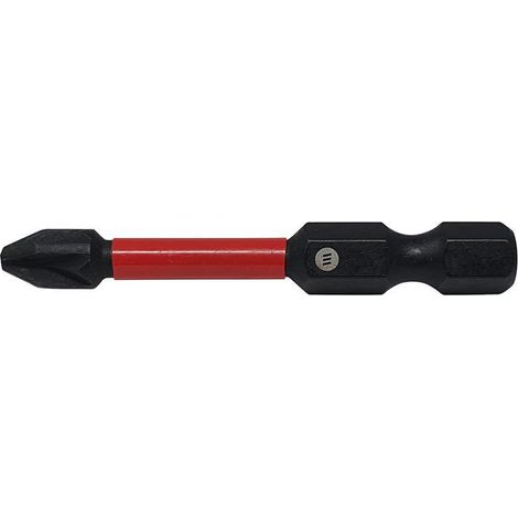 Forgefix ForgeFast Pozidriv PZ3 Impact Bits 50mm 1/4in Hex Pack of 2
