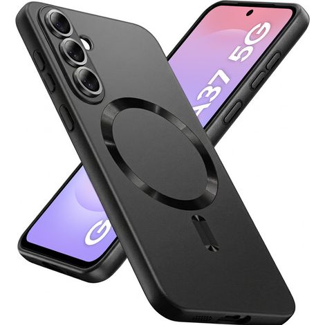 Funda para Samsung Galaxy A37 5G, ColorMag, compatible con MagSafe, color negro. (1/5)