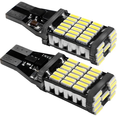 Feu de stop LED voiture haute luminosité faible consommation ampoule de feu arrière blanc pour marche arrière (1/5)
