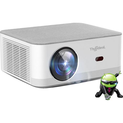 Projecteur, Résolution Native 1080P, Luminosité de 15000 Lumens, Version Android (1/5)