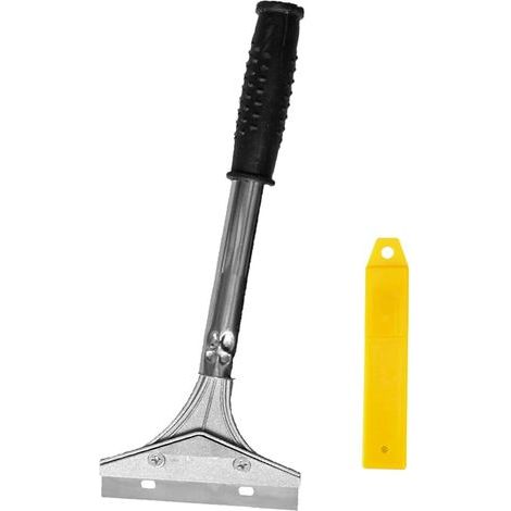 Outil puissant pour décoller le papier peint, grattoir multi-surfaces pour retirer le papier peint, les carreaux de sol et les matériaux tenaces, avec 10 accessoires. (1/5)