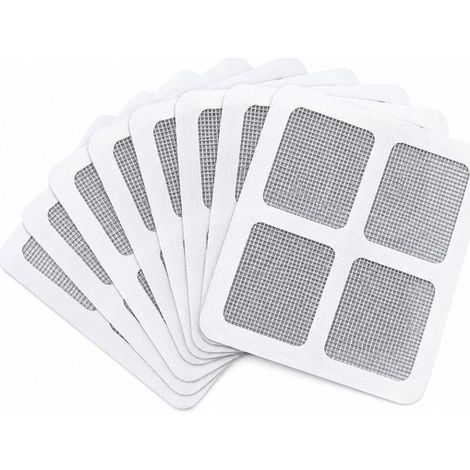 Crépine d'évier - lot de 10 - Crépine d'évier - Bouchon de douche - Crépine - Bouchon filtrant - Poubelle de douche - Collecteur de cheveux pour douche - Collecteur de cheveux pour baignoire - Couverc (1/5)