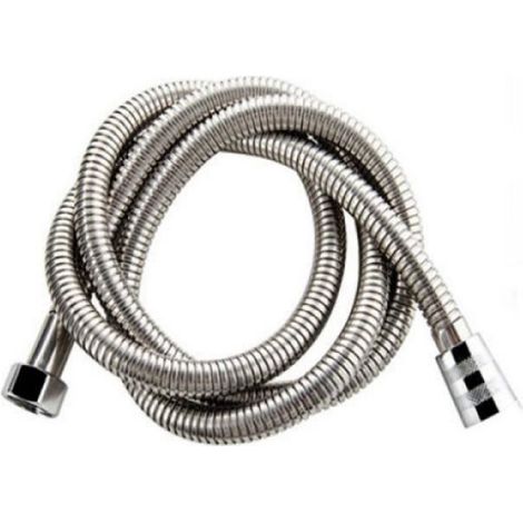 Tuyau Flexible De Douche - 70 Cm - Raccords 1/2 Pouces - ABS Chromé - Anti-torsion (1/4)