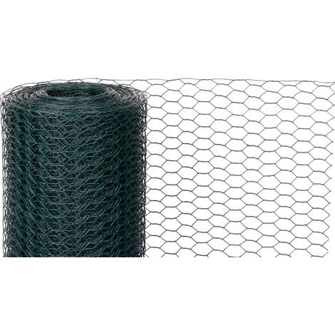 Geflecht GARDEN HEX PVC 1000/20/0,9 mm, grün, RAL 6005, sechseckig, Zucht, Packung 10 m