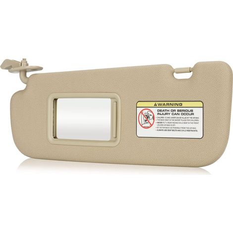 Pare-Soleil de Rechange côté conducteur Gauche Beige Compatible avec Hyundai Elantra 2011 2012 2013 2014 2015 remplace 852103X000TX (1/4)