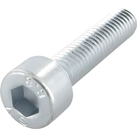 Vis de fixation tête de cylindre M5 x 22, lot de vis pour assemblage mécanique, dimensions précises M5x22 pour montage fiable (1/2)