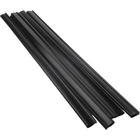 Bandes de fixation pour liner de piscines hors-sol à recouvrement de 61 cm (24 pouces), avec clips en polyéthylène noir pour une fixation sécurisée. Compatibles avec les piscines rondes et ovales. (1/5)