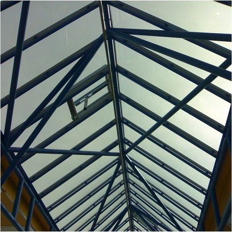 DIMEXACT - Film solaire gris pour toit polycarbonate plexiglas - 75 cm x 10 m - En Rouleau