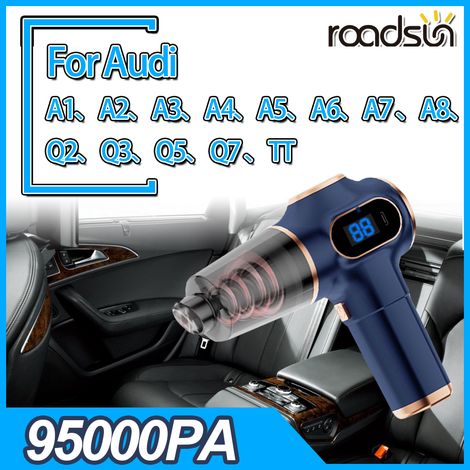 Mini aspirateur de voiture portable sans fil, aspiration de bain 95000pa, Audi A1 A2 A3 A4 A5 horizon A7 A8 Q2 Q3 Q5 Q7 TT (1/5)