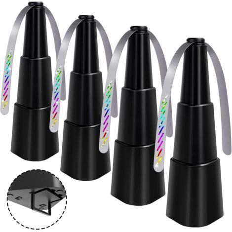 FENOPLASTICALot de 4 ventilateurs de pique-nique portables pour l'extérieur, anti-moustiques pour table à manger, pour l'intérieur et l'extérieur (1/4)