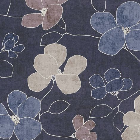 Vliestapete - PintWalls III - Grün Lila Blumen Floral A.S. Creation - 791873 (1/5)