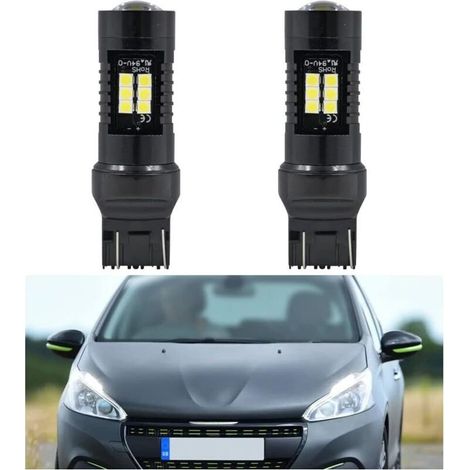 7443 7444NA Ampoule W21/5W Ampoules LED Utilisé Pour Feux de Recul Feu Arrière Phares Antibrouillard DRL Feux de Jours Ampoules de Stop Pour Voiture et moto Blanc 2PCS-Crezuo (1/4)