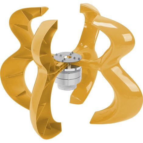 Générateur éolien 400W 12V, pales en nylon renforcé, régulateur externe inclus, triphasé, kit turbine à vent pour site isolé, charge batterie, contrôleur fourni. (1/5)