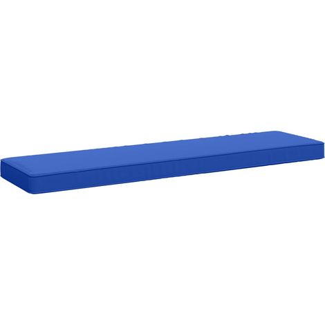 1-Piece Bench Cushion VUGHT 100% Polyester Royal Blue vidaXL