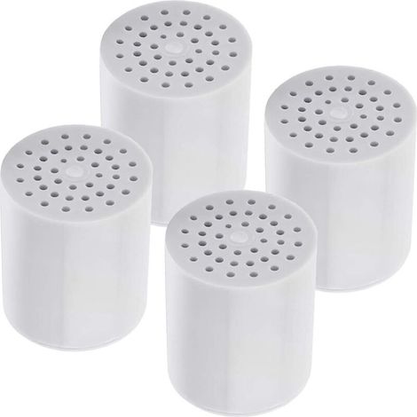 BEBUSINGOTO Paquet de 4 cartouches de remplacement de filtre de douche à 15 étapes, filtre de douche pour eau dure, universellement compatible avec toute conception similaire (1/5)