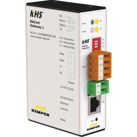 Kemper KHS BACnet Gateway L für MASTER 2.0/2.1, Figur 686 02 023, 6860202300
